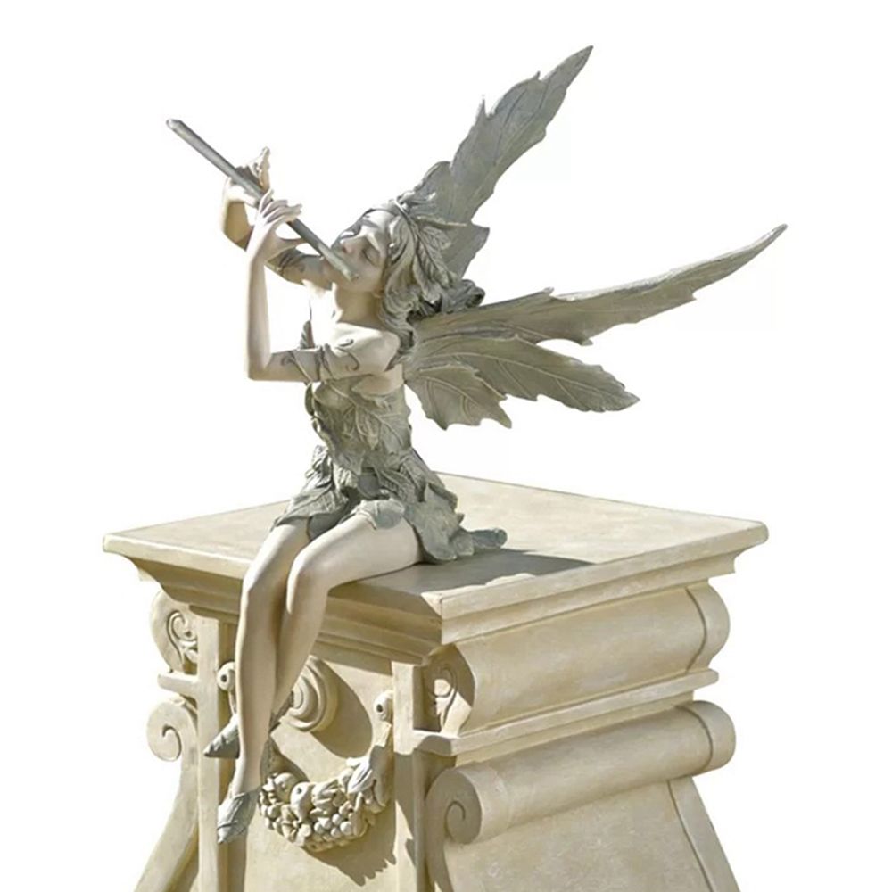 Fairy Garden Statue - Winged Outdoor Decoration Figure