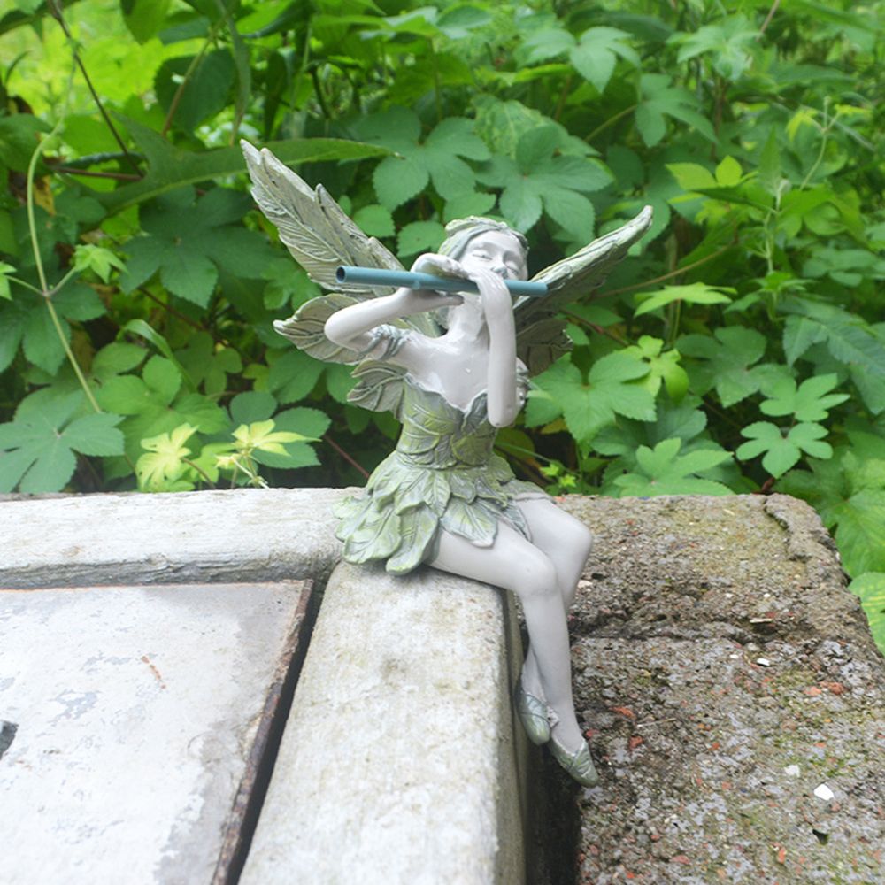 Fairy Garden Statue - Winged Outdoor Decoration Figure