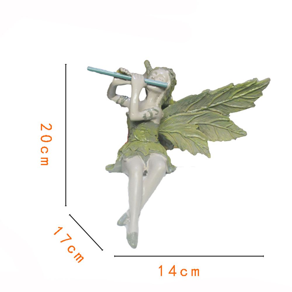 Fairy Garden Statue - Winged Outdoor Decoration Figure